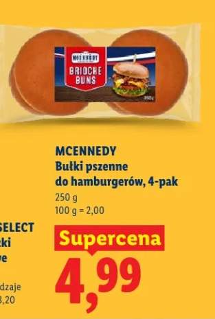 Bułki sezamowe do hamburgerów, 4-pak