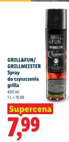 Spray do czyszczenia grilla