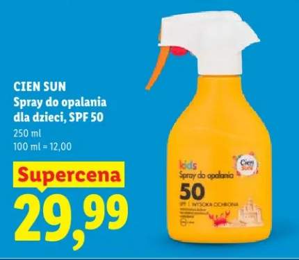 Spray do opalania dla dzieci, SPF 50