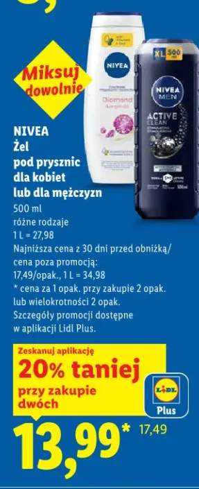 Żel pod prysznic dla kobiet lub dla mężczyzn