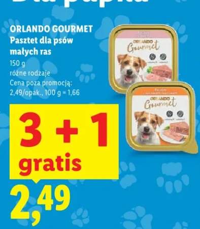 Pasztet dla psów małych ras