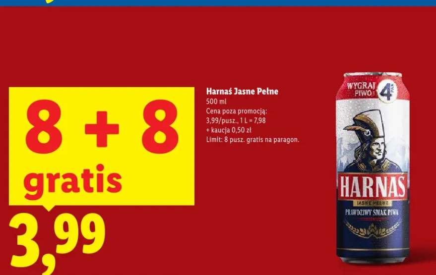 Piwo Harnaś Jasne Pełne