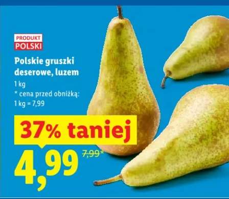 Gruszki deserowe, luzem