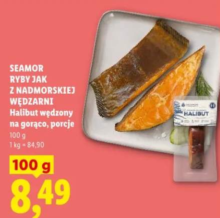Halibut wędzony na gorąco, porcje