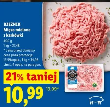 Mięso mielone z karkówki