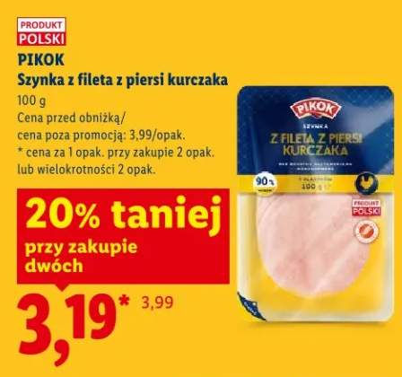 Szynka z fileta z piersi kurczaka