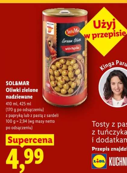 Oliwki zielone nadziewane