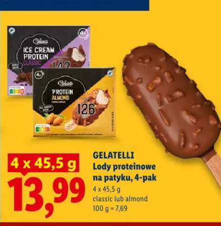 Lody proteinowe na patyki