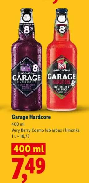 Piwo Garage Hardcore Very Berry Cosmo lub arbuz i limonka
