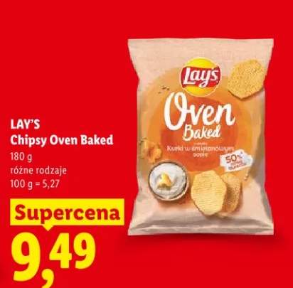 Chipsy Oven Baked różne rodzaje