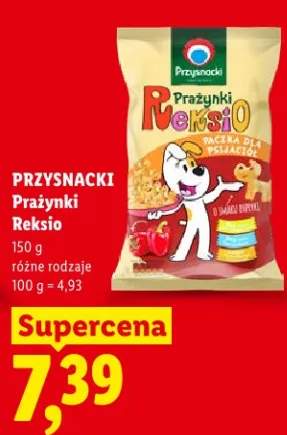 Prażynki Reksio różne rodzaje