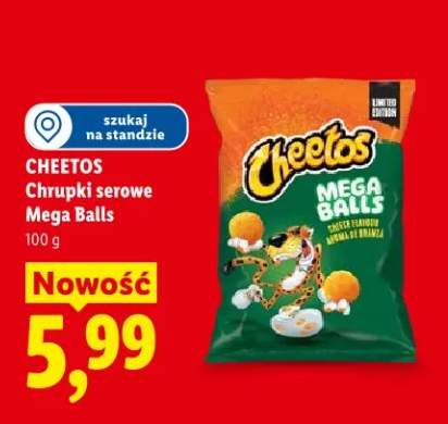 Chrupki serowe Mega Balls