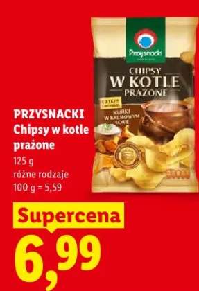 Chipsy w kotle prażone różne rodzaje