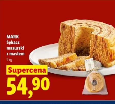 Sękacz mazurski z masłem