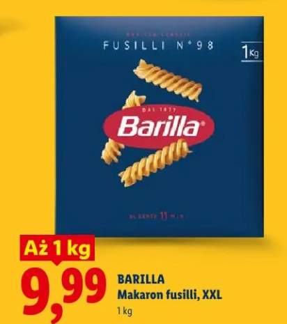 Makaron fusilli, XXL