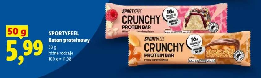 Baton proteinowy crunchy protein bar