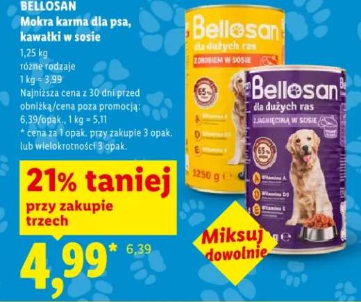 Mokra karma dla psa, kawałki w sosie różne rodzaje