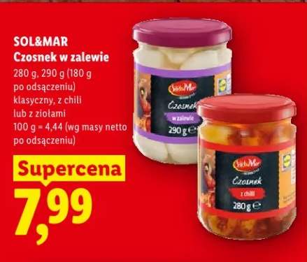 Czosnek w zalewie z chili