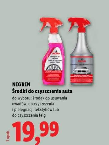 Środki do czyszczenia auta