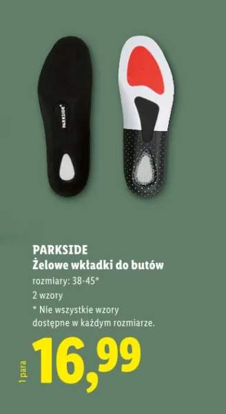 Żelowe wkładki do butów