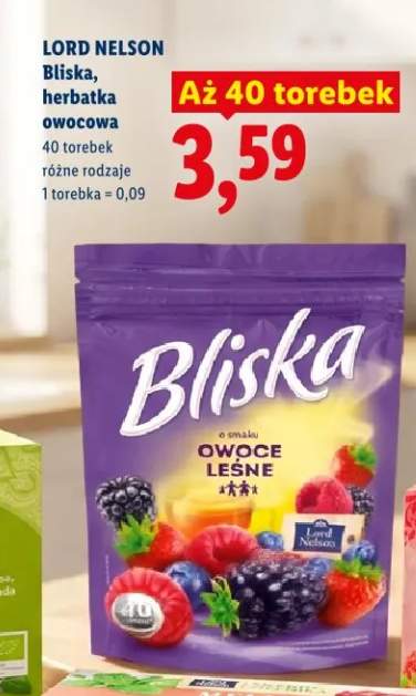 Herbatka bliska, owocowa