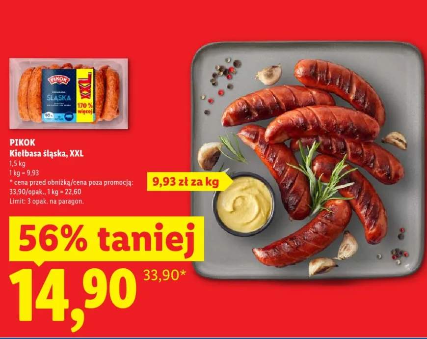 Kiełbasa śląska XXL