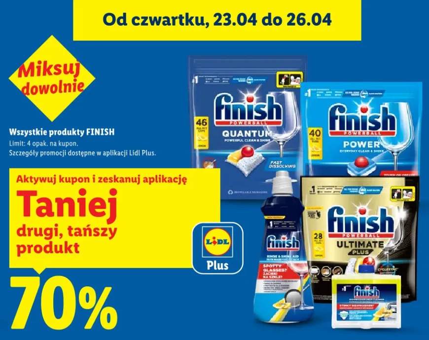 Tabletki do zmywarki finish quantum