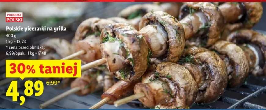 Pieczarki na grilla 400g