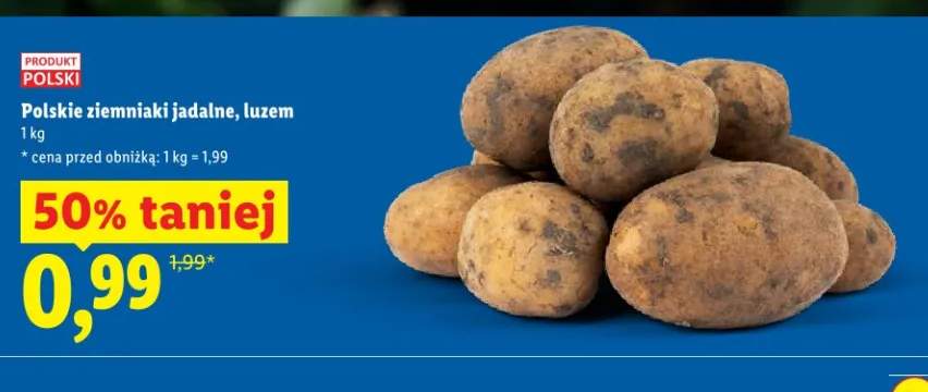 Ziemniaki jadalne luzem 1kg