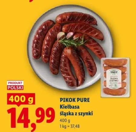 Kiełbasa śląska z szynki