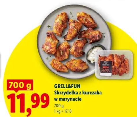 Skrzydełka z kurczaka w marynacie