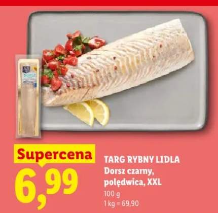 Dorsz czarny polędwica XXL