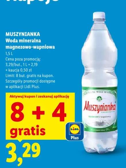 Woda mineralna magnezowo-wapniowa