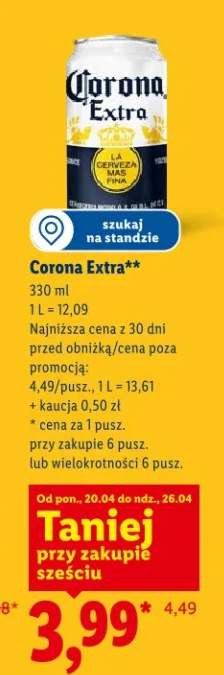 Piwo corona extra
