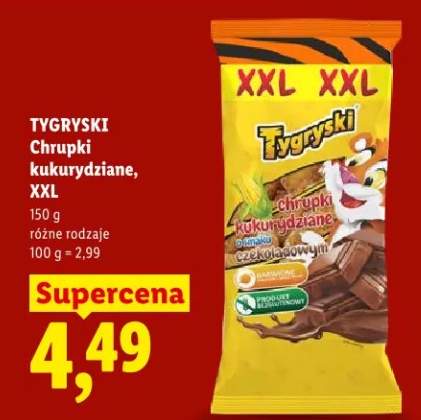 Chrupki kukurydziane XXL