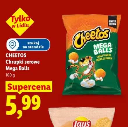 Chrupki serowe mega balls