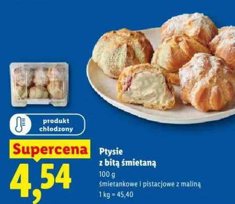 Ptysie z bitą śmietaną