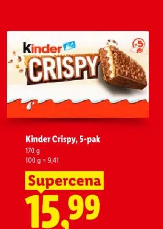 Czekolada Kinder Crispy 5-pak