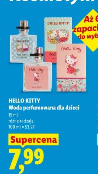 Woda perfumowana dla dzieci hello kitty