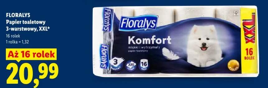 Papier toaletowy 3-warstwowy XXL