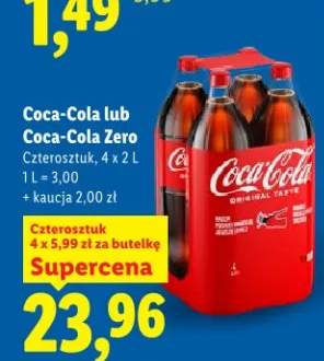 Napój gazowany Coca-Cola Zero