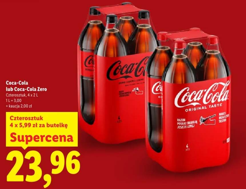 Napój Coca-Cola