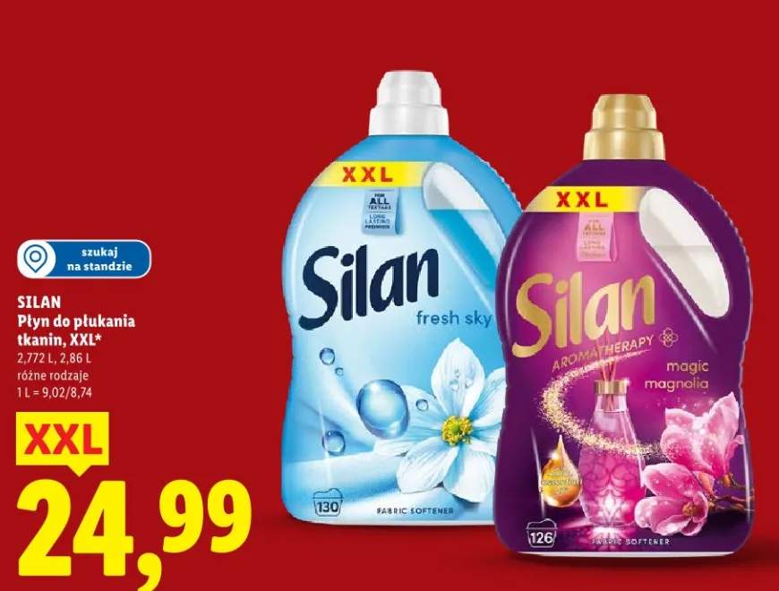 Płyn do płukania tkanin Silan Aromatherapy magic magnolia XXL