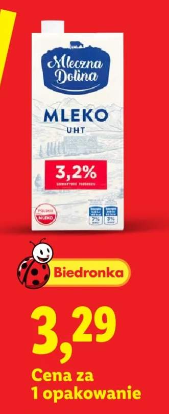 Mleko UHT Mleczna Dolina 3,2%