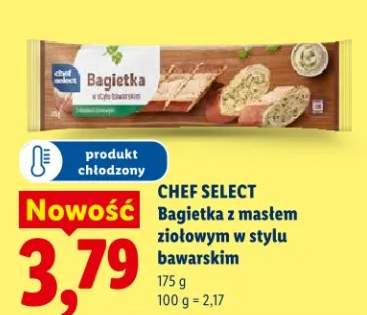 Bagietka z masłem ziołowym w stylu bawarskim Chef Select