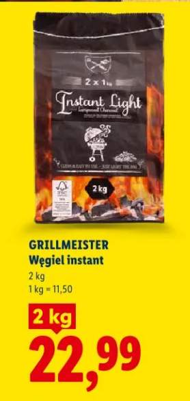 Węgiel instant Grillmeister