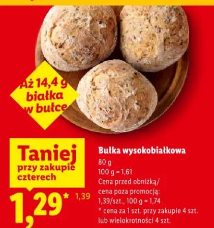 Bułka wysokobiałkowa