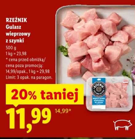 Gulasz wieprzowy z szynki Rzeźnik