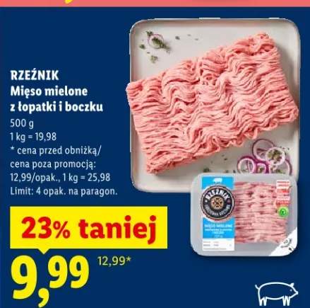 Mięso mielone z łopatki i boczku Rzeźnik