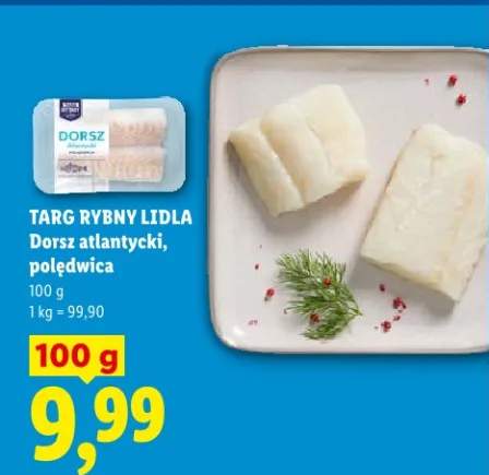 Dorsz atlantycki polędwica Targ Rybny Lidla